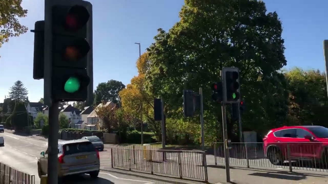 (Double) Pelican Crossing on Ham Lane (A4036), Pedmore, Stourbridge (West Midlands) 10/10/2022