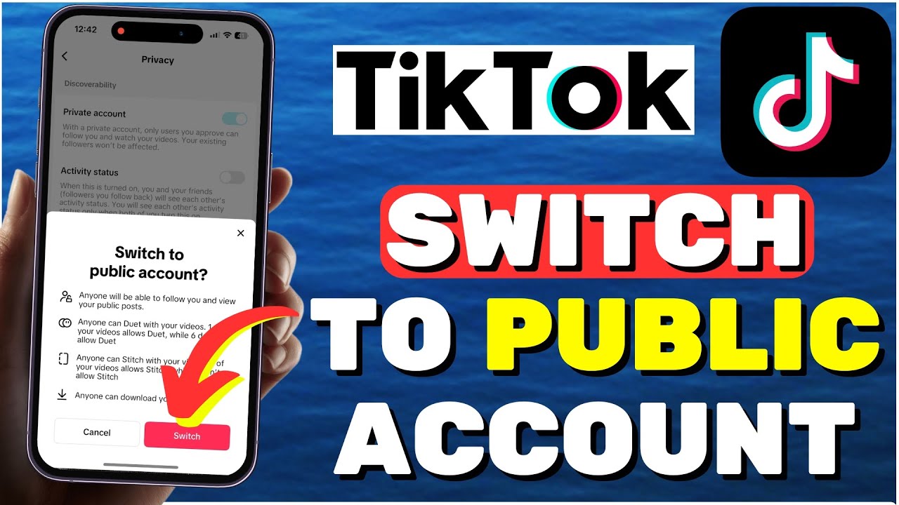 Как перевести аккаунт TikTok из закрытого в публичный