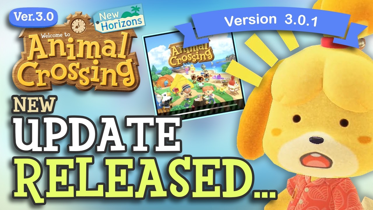 New 3.0.1 UPDATE Just Dropped - ACNH 3.0.1 Update Patch