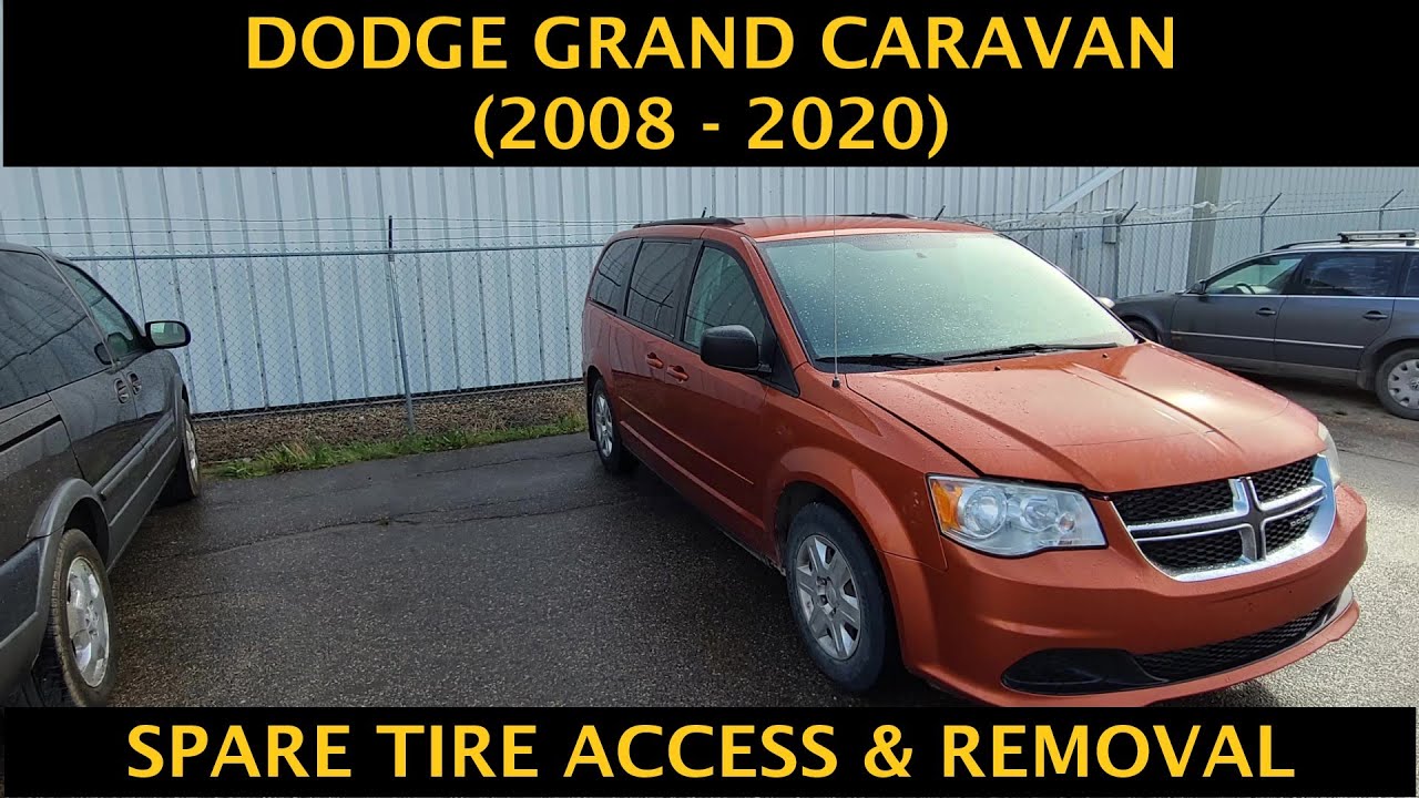 Dodge Grand Caravan - HOW TO ACCESS & REMOVE SPARE TIRE (2008 - 2020)