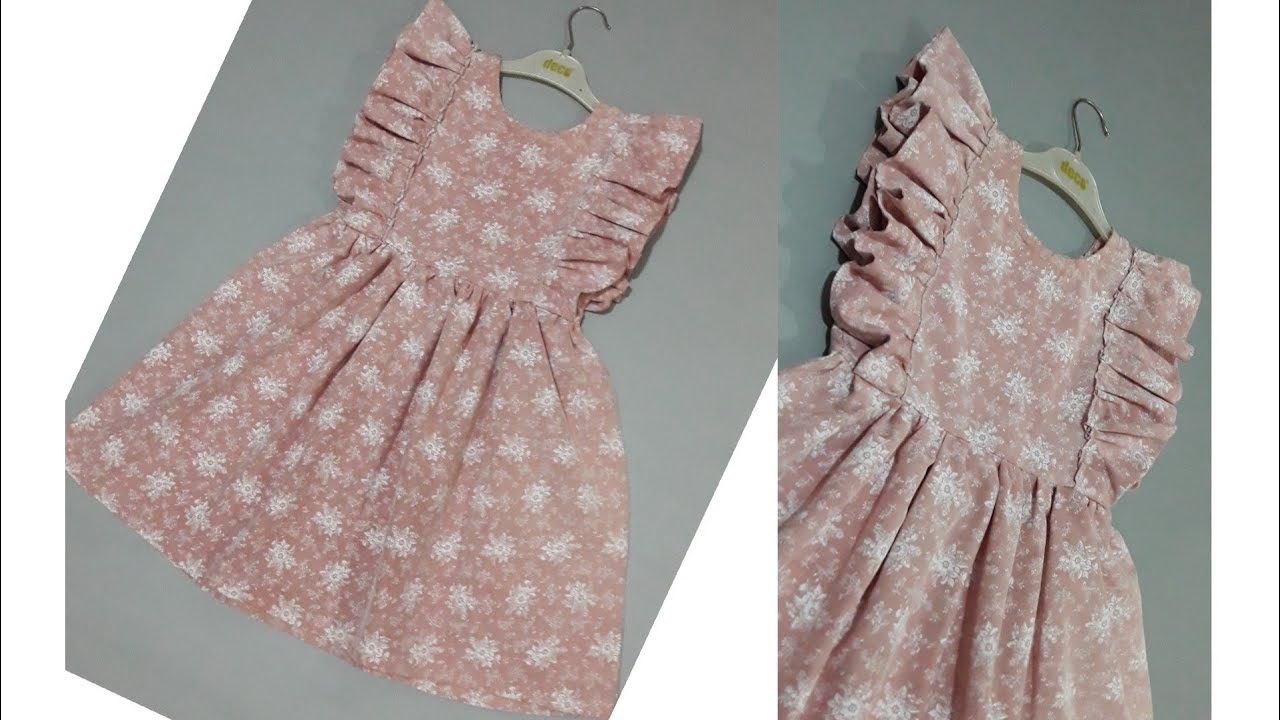 تفصيل وخياطة فستان للبنات (عمر6سنوات ) 💕👗💕