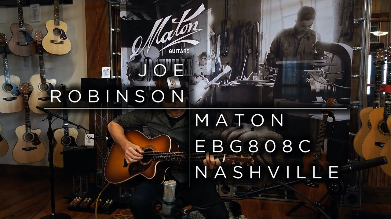 Joe Robinson - Maton EBG808 Nashville Cutaway