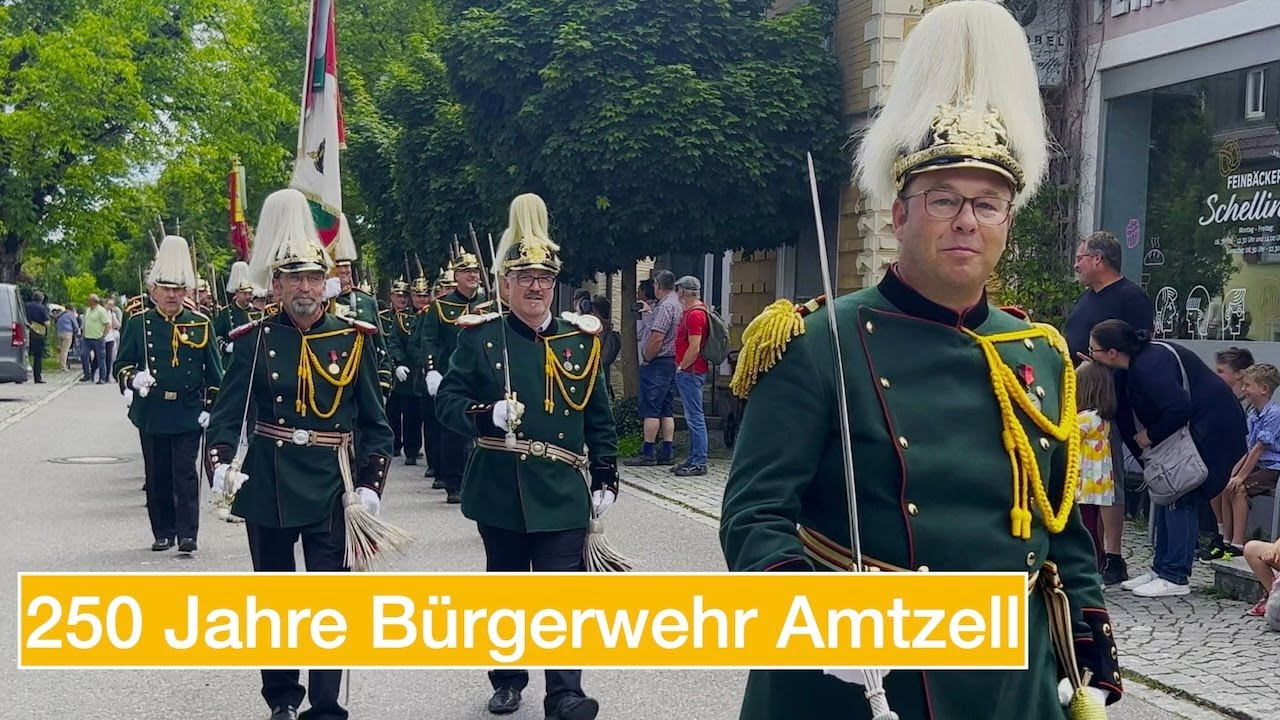 Jubiläumsumzug der Bürgerwehr Amtzell