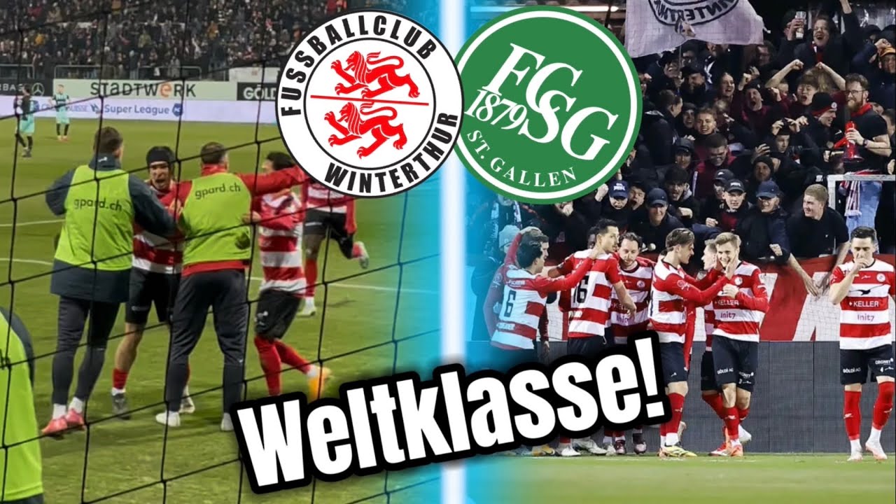 FC Winterthur vs. FC St.Gallen | Das hat die Schützenwiese umgehauen🤯😱… | Stadionvlog #10