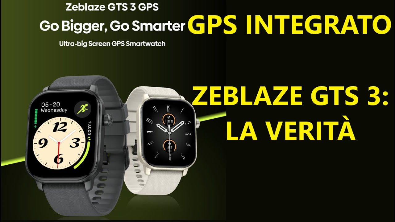 Zeblaze GTS3: Il GPS più completo ed economico? Recensione!