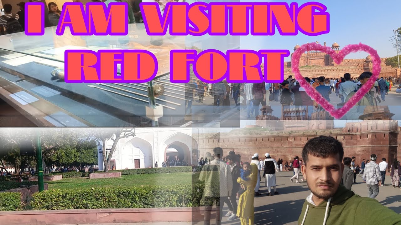 I AM VISITING RED FORT ❤❤️ @pklife336 NEW DELHI @SAHILCHAURSIYAVLOGS