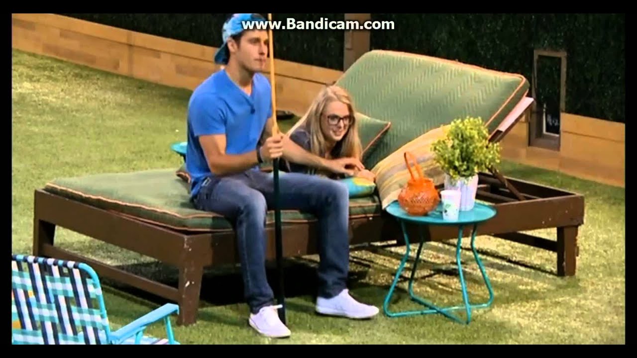 Zach being silly to Nicole 7/28