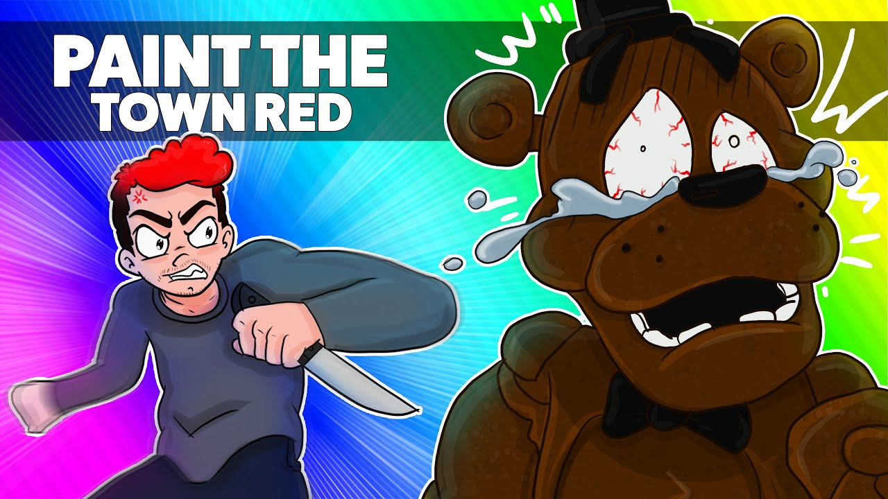 🔥 KONFRONTACJA Z FREEDYM! FNAF - NADCHODZIMY! | PAINT THE TOWN RED /w Hadesiak