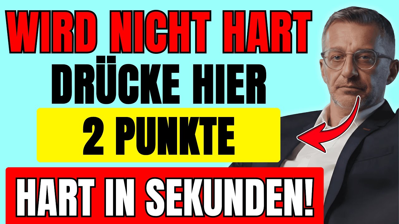 Urologe enthüllt: Männer 60+ mit schwacher Erektion — Drückt diese 2 Punkte und wacht hart auf