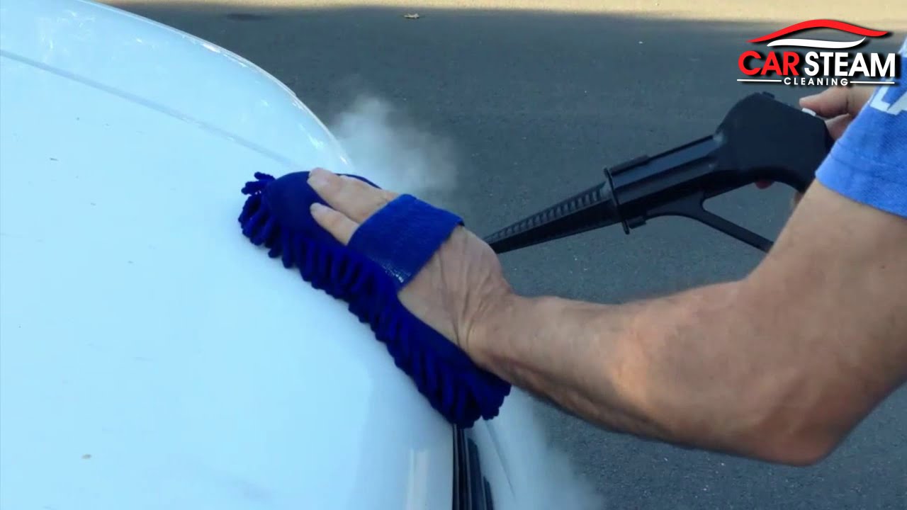 Blue Microfibre Pad in Action