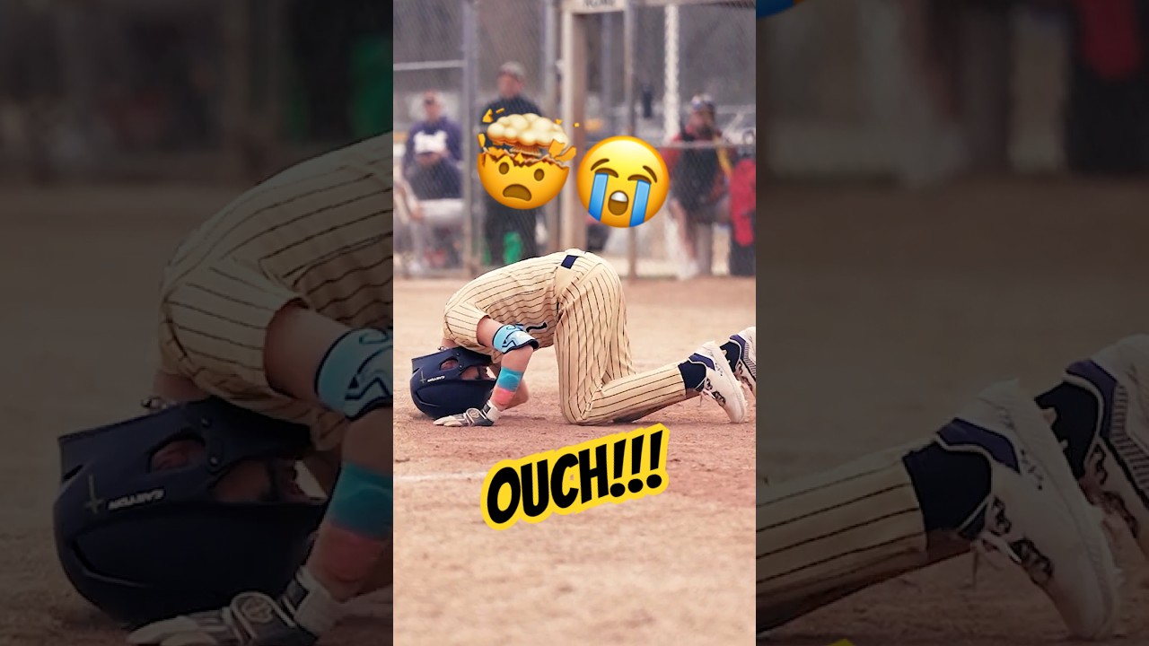 Guess we gotta get a leg guard now too. 😂😂😂 #micdup #baseball #youthsports #perfectgame