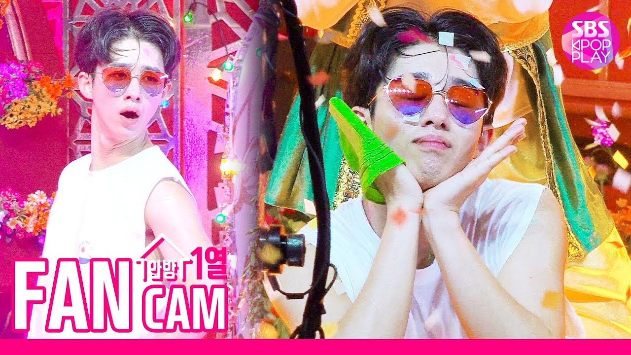 [안방1열 직캠4K] 노라조 선글라스 댄서  '샤워' (NORAZO SHOWER Fancam)│@SBS Inkigayo_2019.7.21
