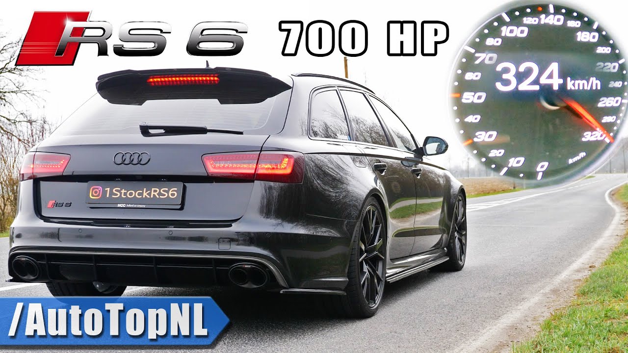 700HP AUDI RS6 C7 *INSANE* Acceleration TOP SPEED & SOUND by AutoTopNL