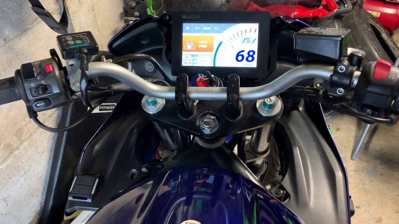 Motorcycle DIY TFT Dashboard - Mounting
