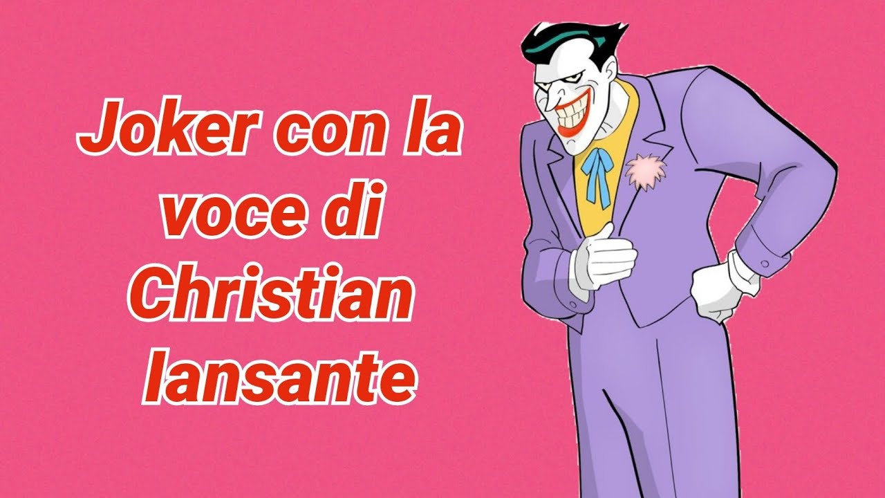 Joker con la voce di Christian Iansante (Rick e Morty)