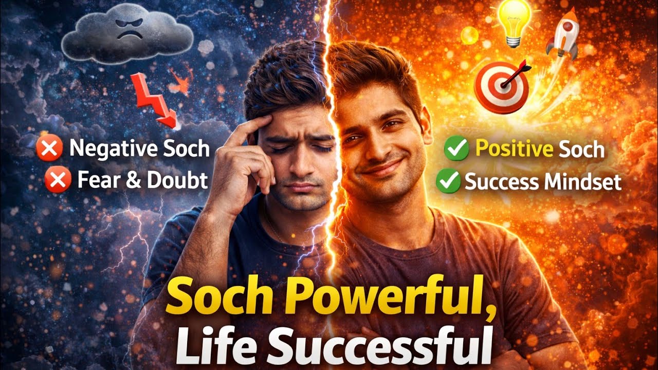 Aapki Soch Hi Aapka Future Decide Karti Hai || Soch Badlo, Zindagi Badlo | Positive Mindset Ka Power