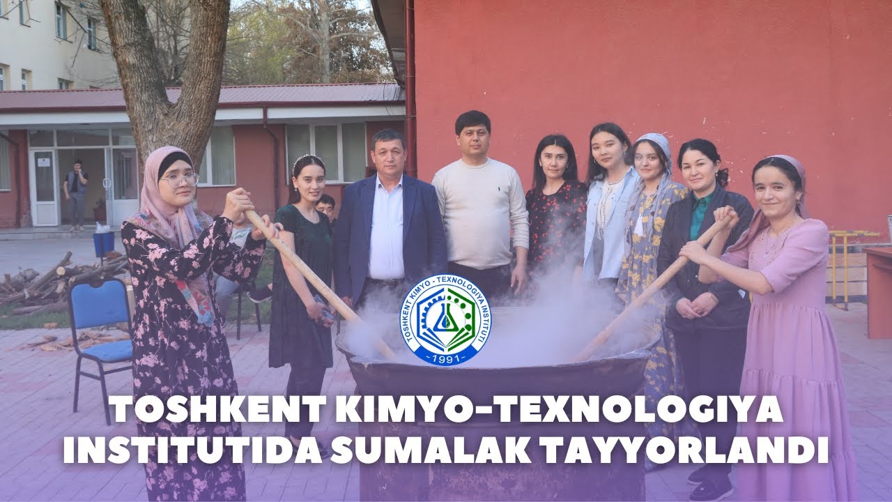 Toshkent kimyo-texnologiya institutining Talabalar turar joyida sumalak tayyorlandi