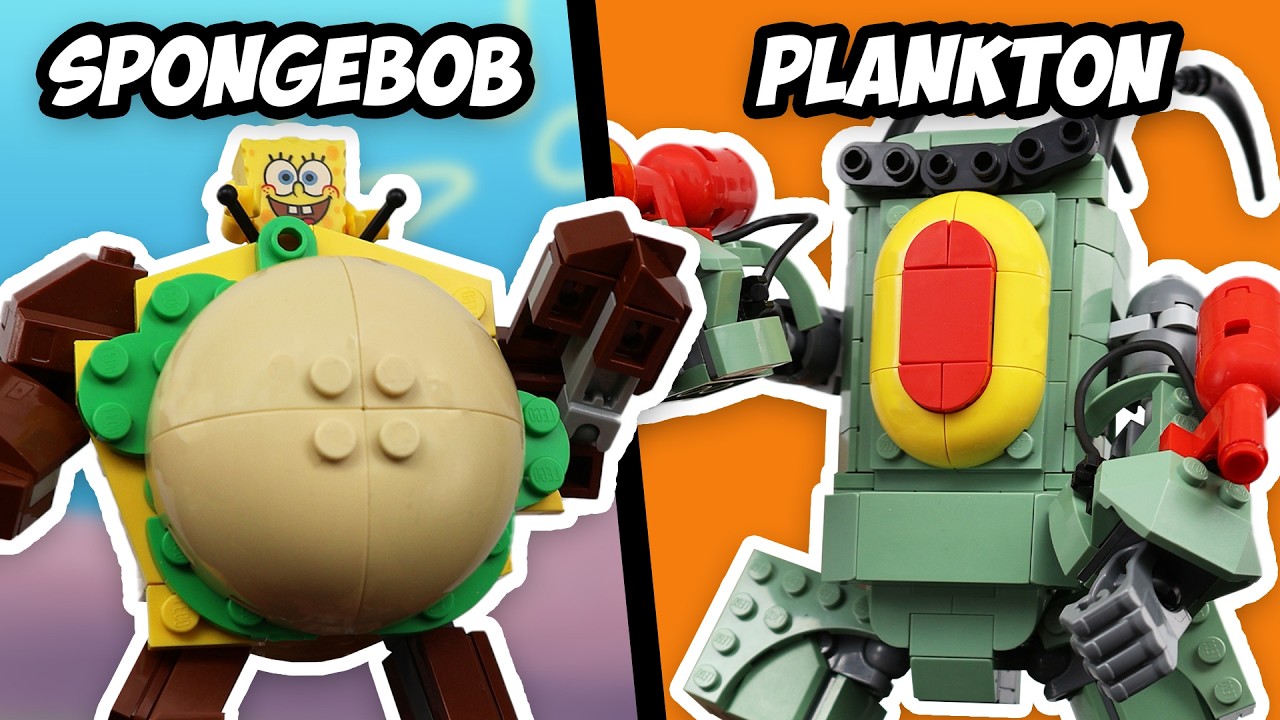 I Built LEGO SpongeBob Mechs...