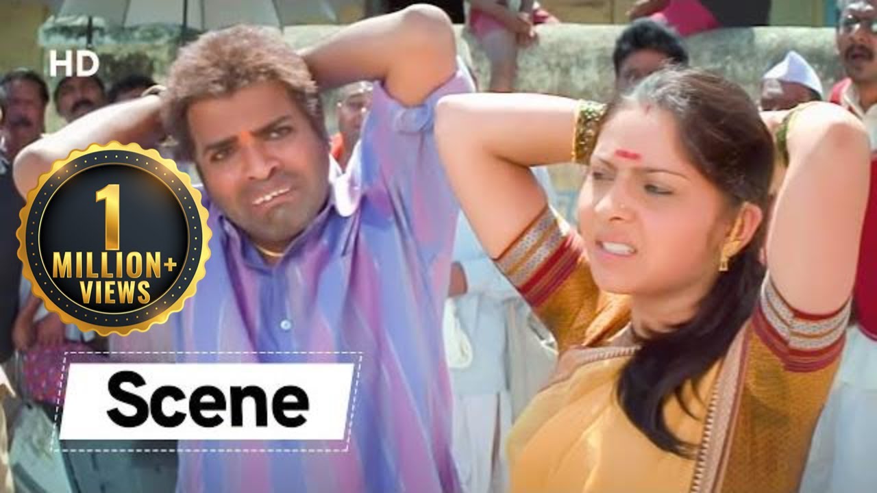 Bakula Namdev Ghotale - Bharat Jadhav - Kushal Badrike - Siddharth Jadhav - Marathi Comedy Scene