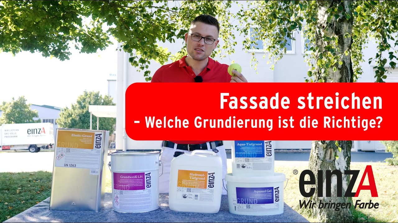 Fassade streichen - Welche Grundierung ist die Richtige?