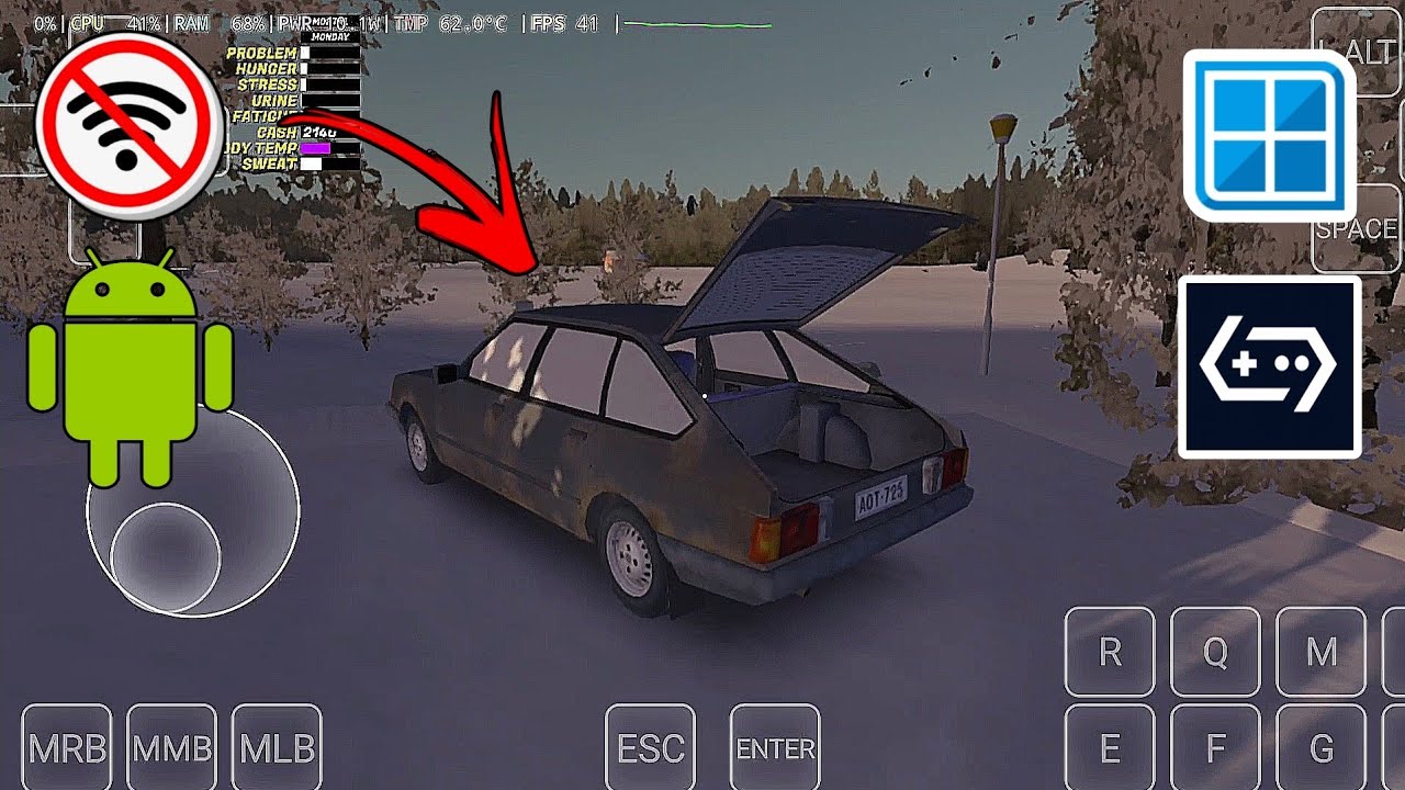 My Winter Car Android Port Winlator & GameHub Emulator - Offline Mobile/Android Gameplay
