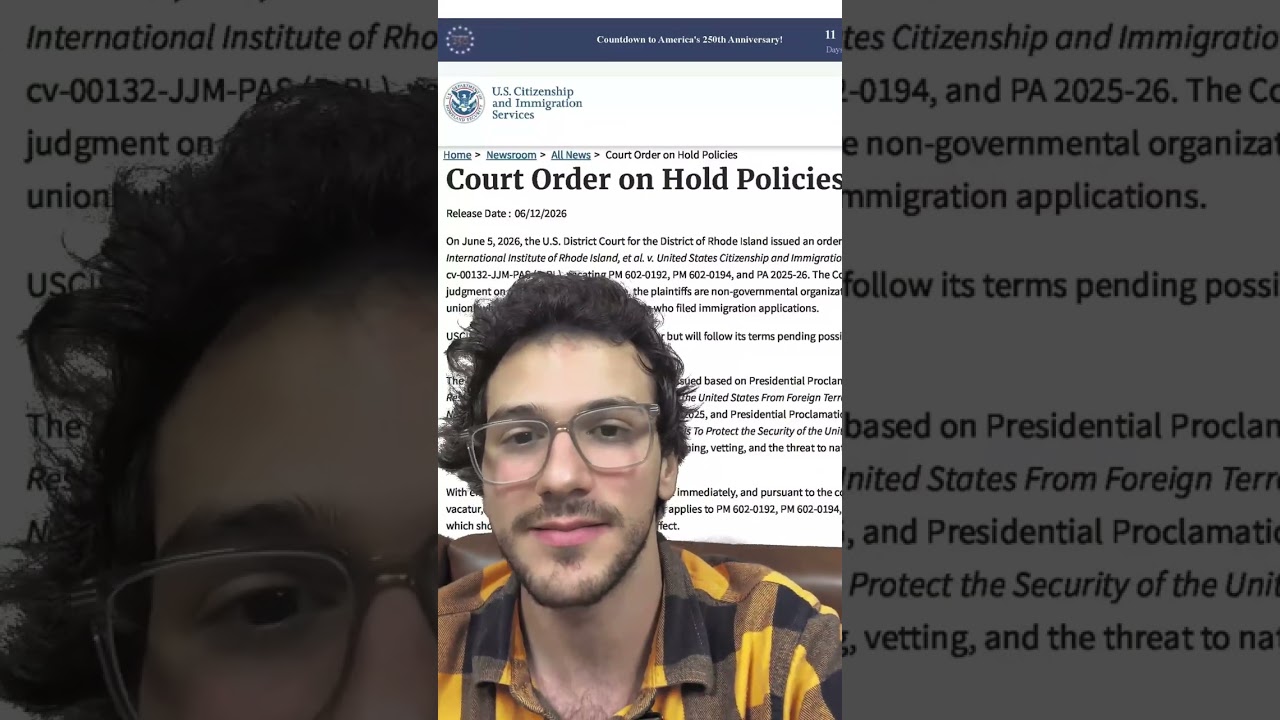 USCIS Ordered to Stop Enforcing Key Immigration Policies | Court Ruling Explained