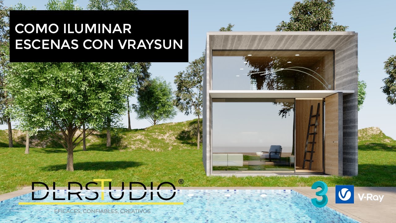 Como Iluminar con Vray Sun y 3dmax