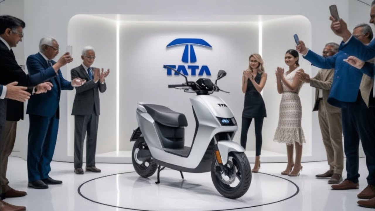 Скутер Tata EV 2026 года — запас хода 180 км, быстрая зарядка и внешний вид Daansu!»