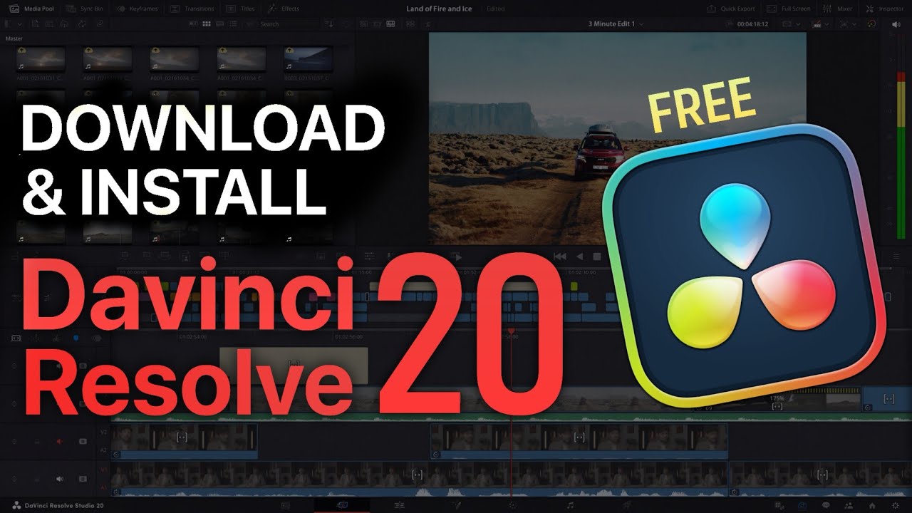 Как скачать и установить DaVinci Resolve (бесплатная версия)