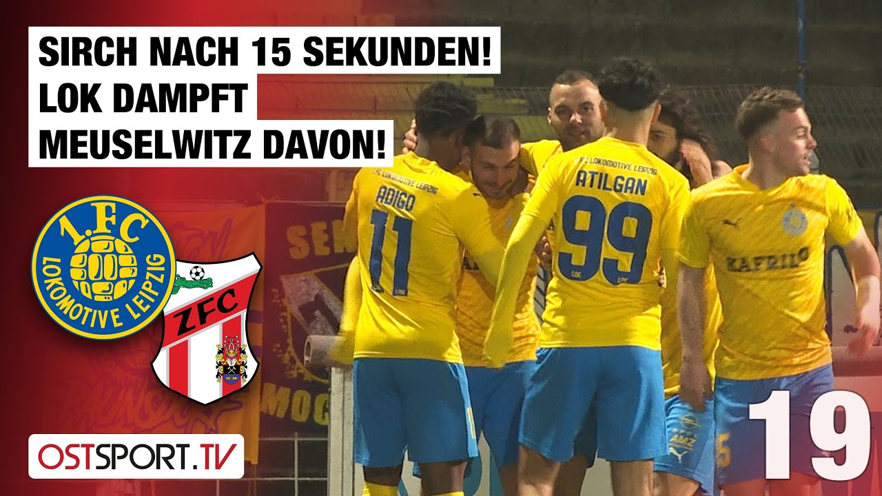 Sirch nach 15 Sekunden! Schnellstes Tor der Saison: LOK - Meuselwitz | Regionalliga Nordost