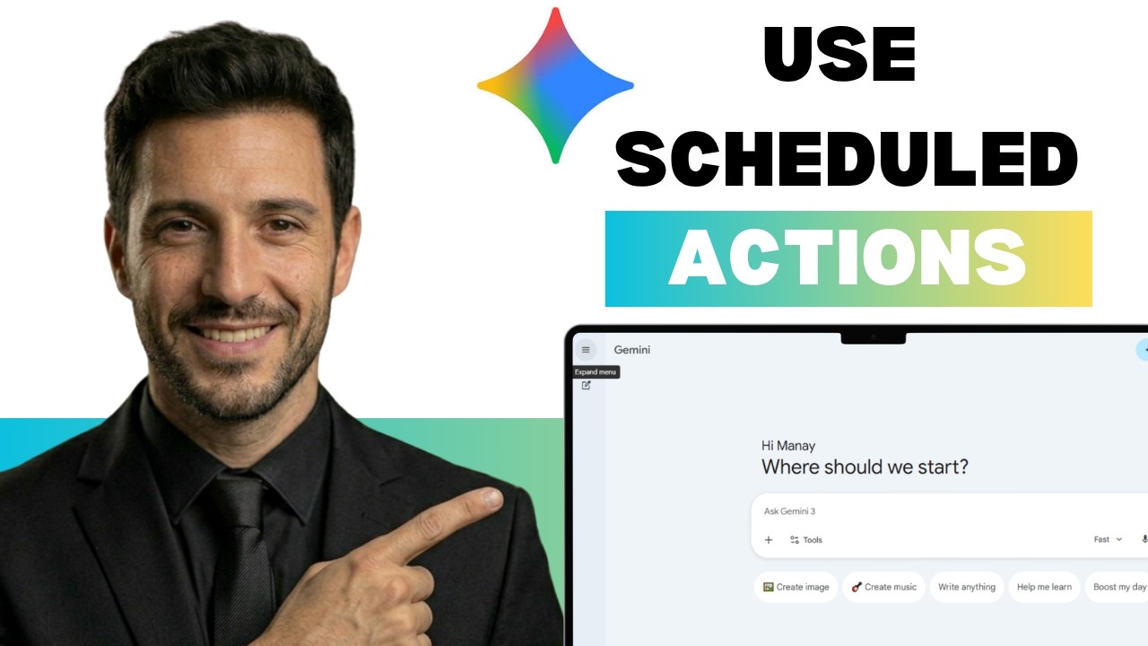 How to use Gemini SCHEDULED ACTIONS (full guide 2026)