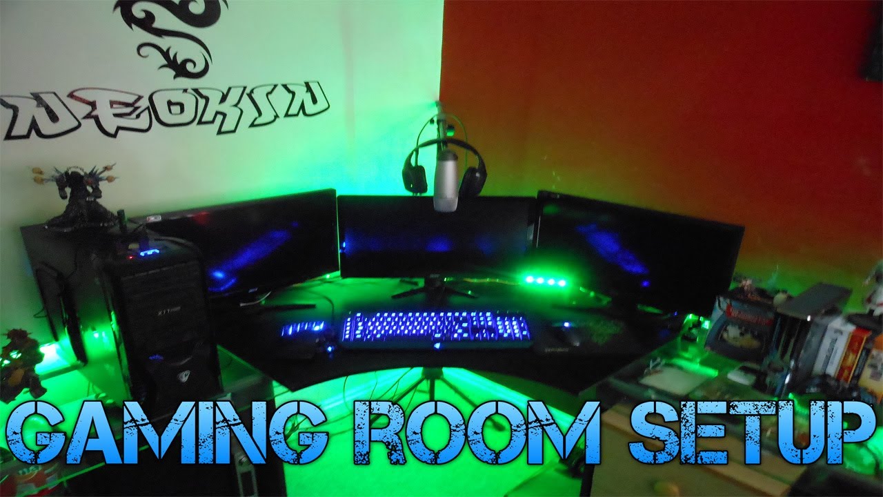 Awesome Gaming Room Setup 2013