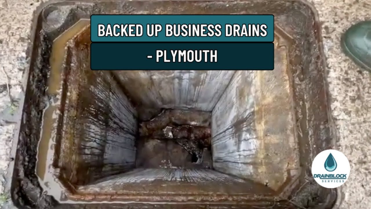 Backed Up Business Drains - Plymouth (Full Video)