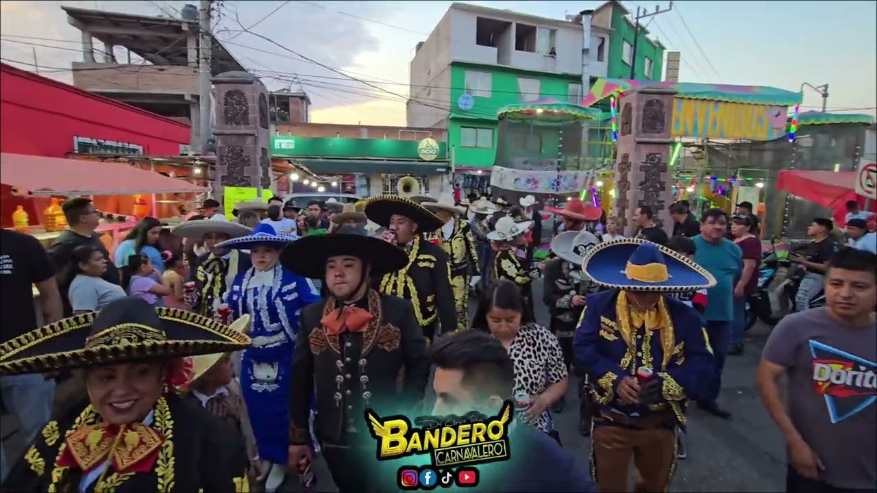 CHARROS RAICES AZTAHUACAN | CARNAVAL DE SANTA MARÍA AZTAHUACAN 2026 BANDA MAFIOSA 