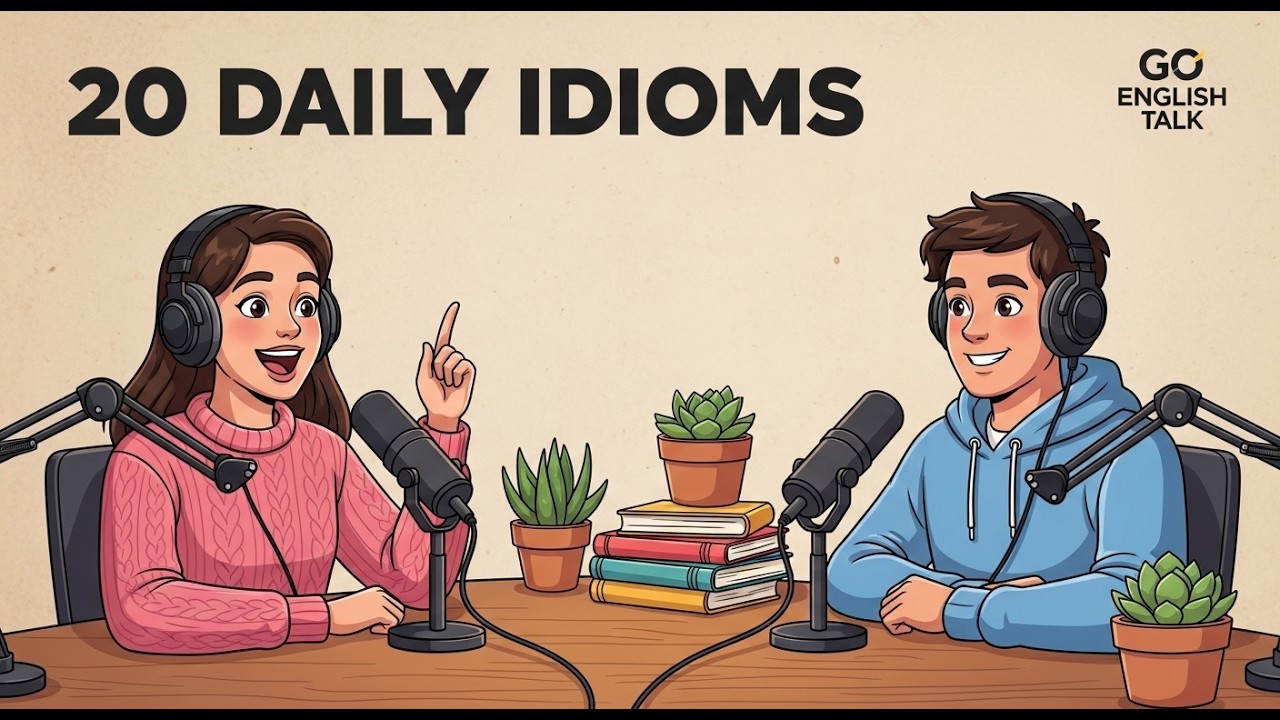 English Podcast for Speaking Fluency | Everyday English Idioms Native Speakers Use | Daily Routine