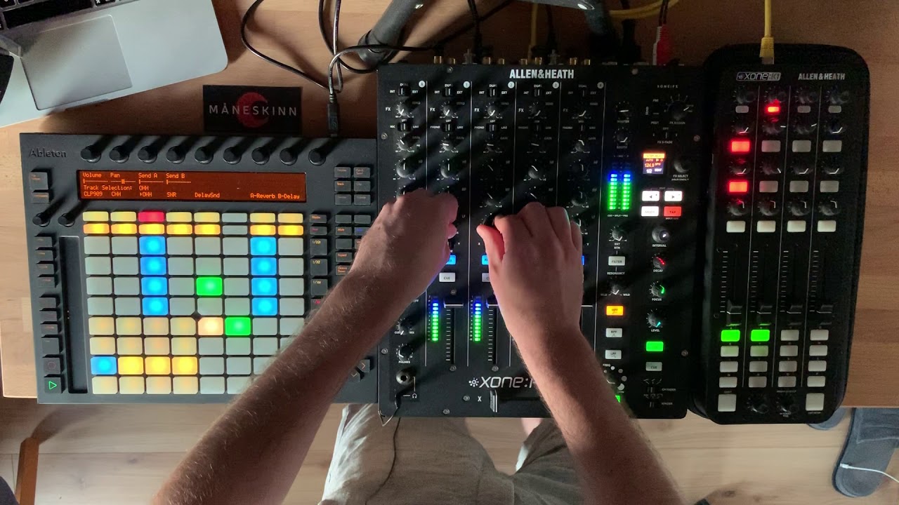 M&aring;neskinn LIVE | Techno with Xone PX5, K1 and Ableton Push