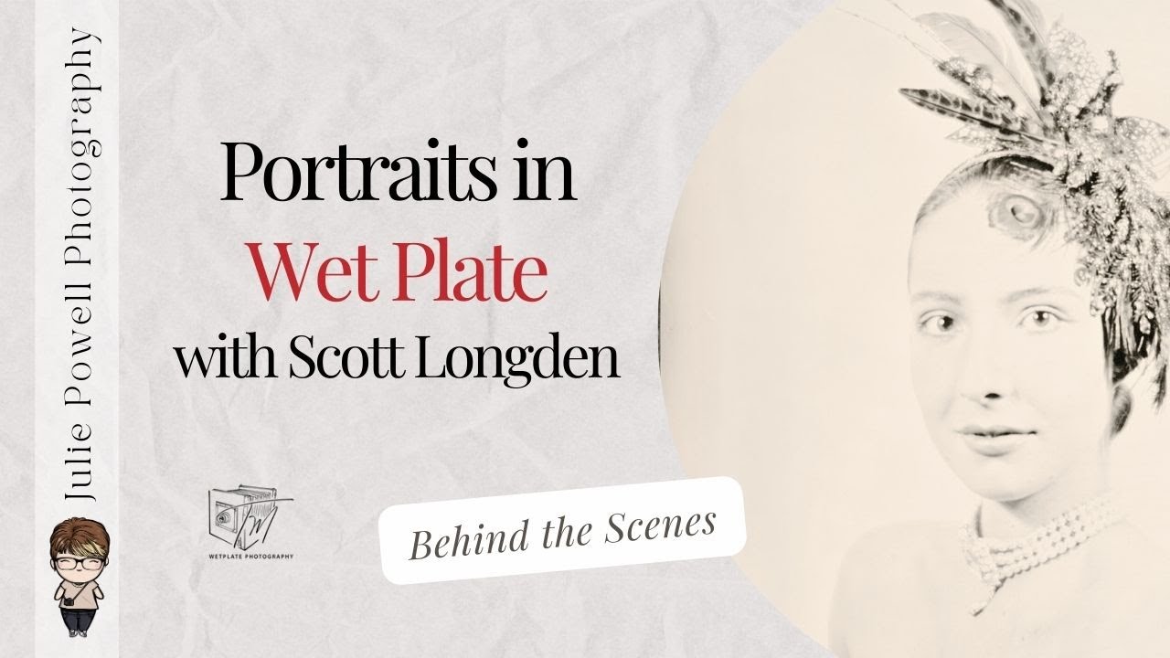 Behind the scenes on Nicola's Tin Type Wet Plate Photoshoot with Scott Longden 