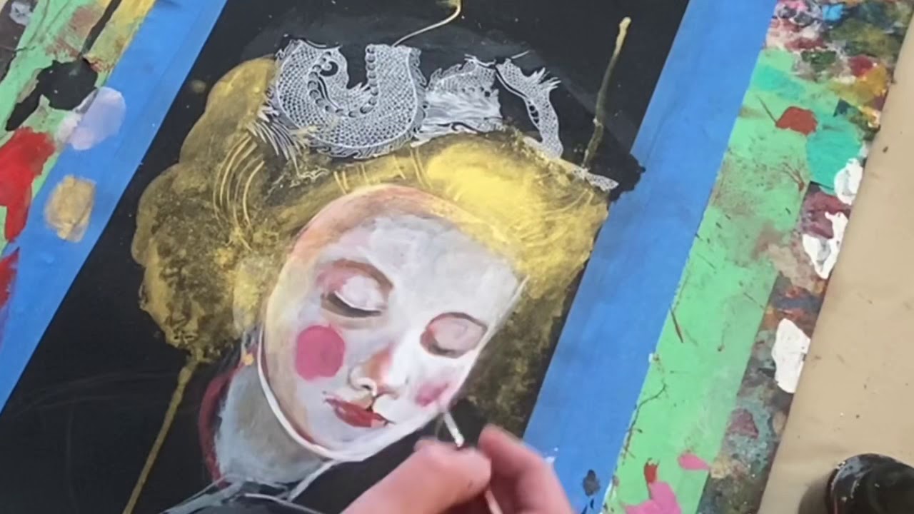 Part 3 Painting on Black Paper