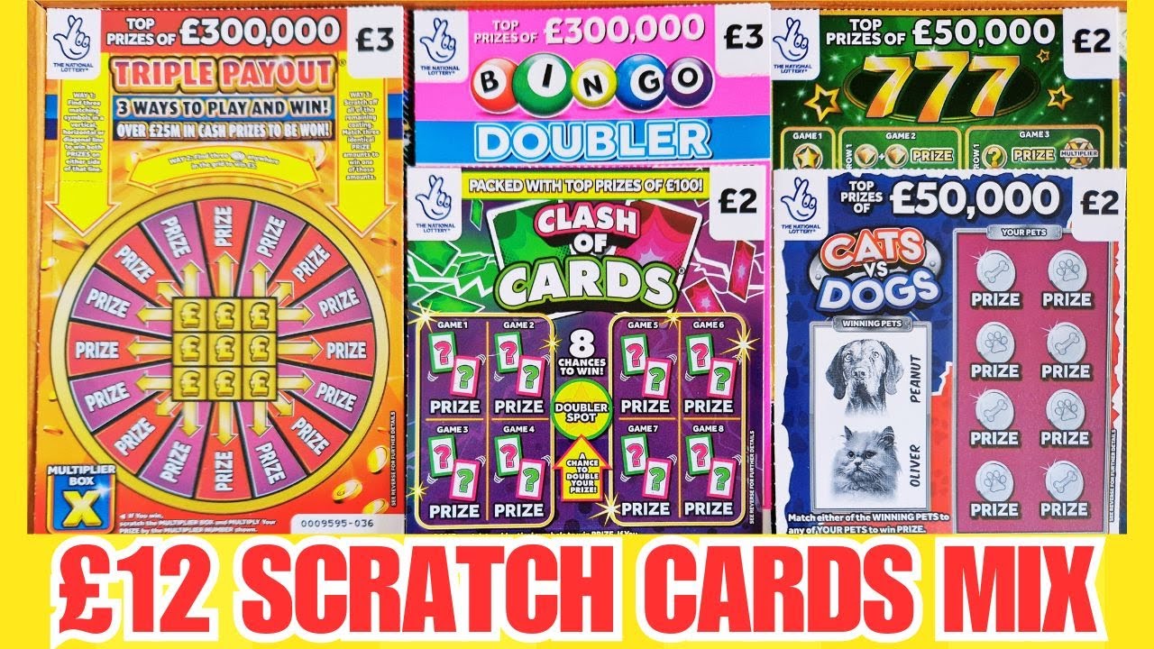 £12 lotto scratch cards mix #ukscratchcards
