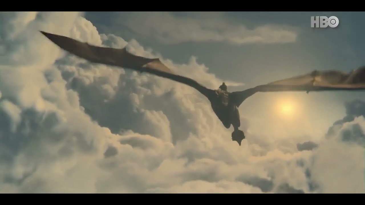 House of the Dragon-(princess Rhaenyra Targaryen riding a dragon)