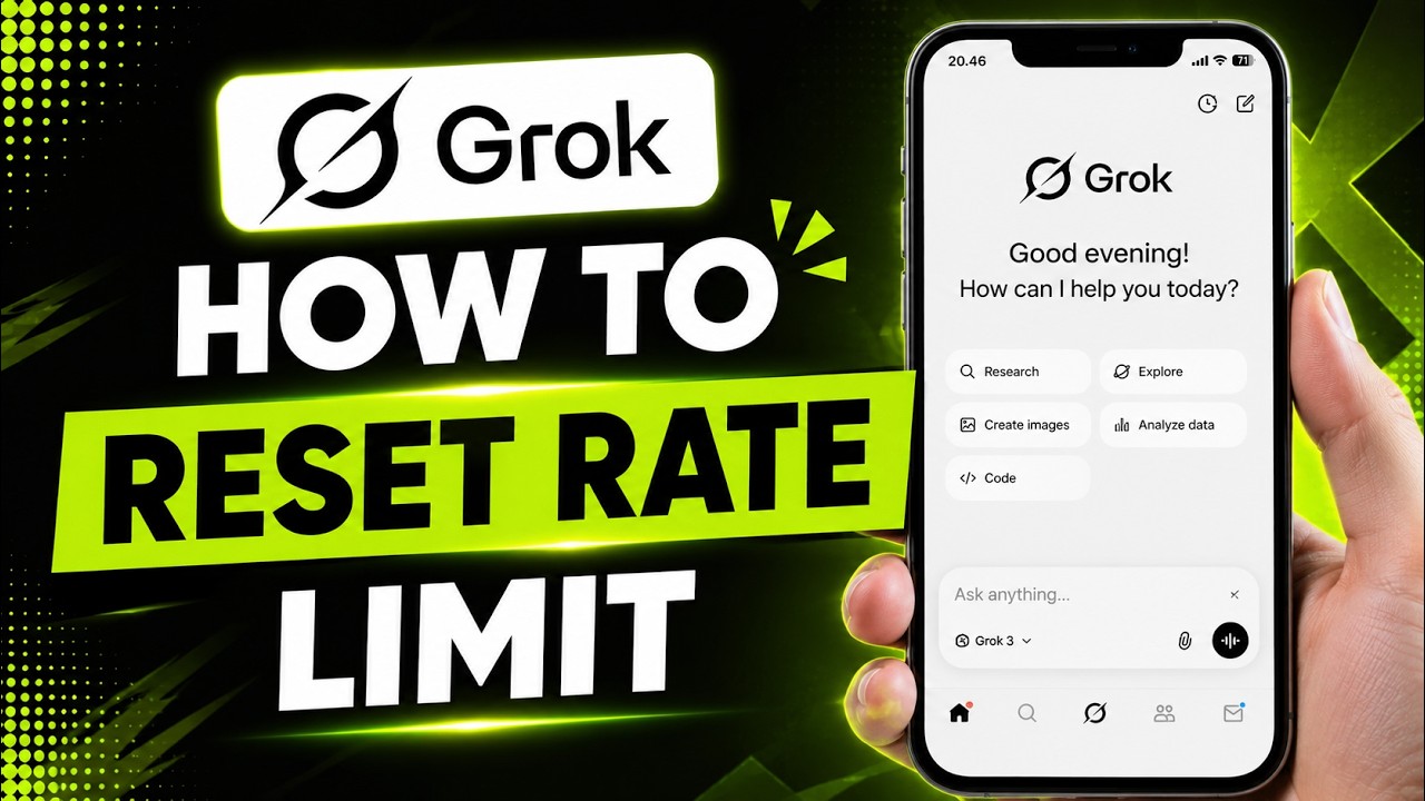 How To Reset Your Grok Rate Limit ReachedRate limit reached on grok | here's how to reset grok limit