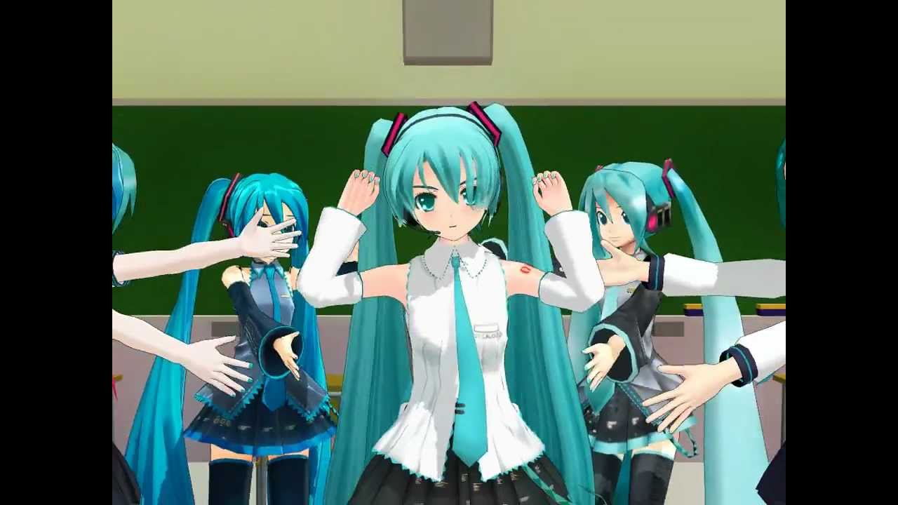 【MMD】らぶ式ミク【セーラー服を脱がさないで】ミクさんズで撮影