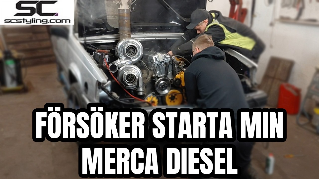 MOTORN ÄNTLIGEN IHOPSATT STARTAR DEN?
