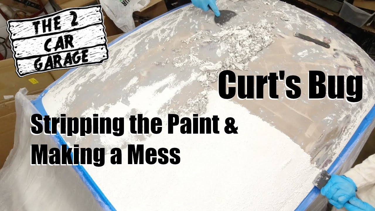 Stripping the Old Paint Chemically - Curt's Bug Part 22