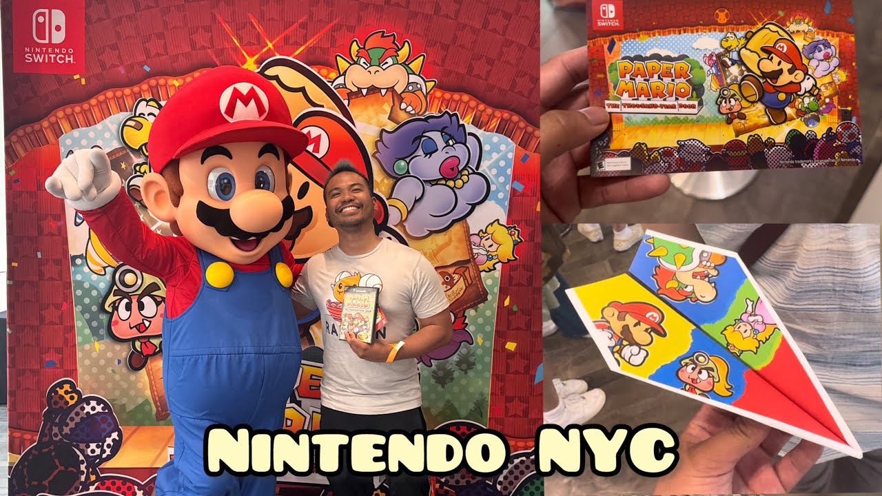Paper Mario The Thousand-Year Door 2024 Nintendo New York Event | Nintendo NY