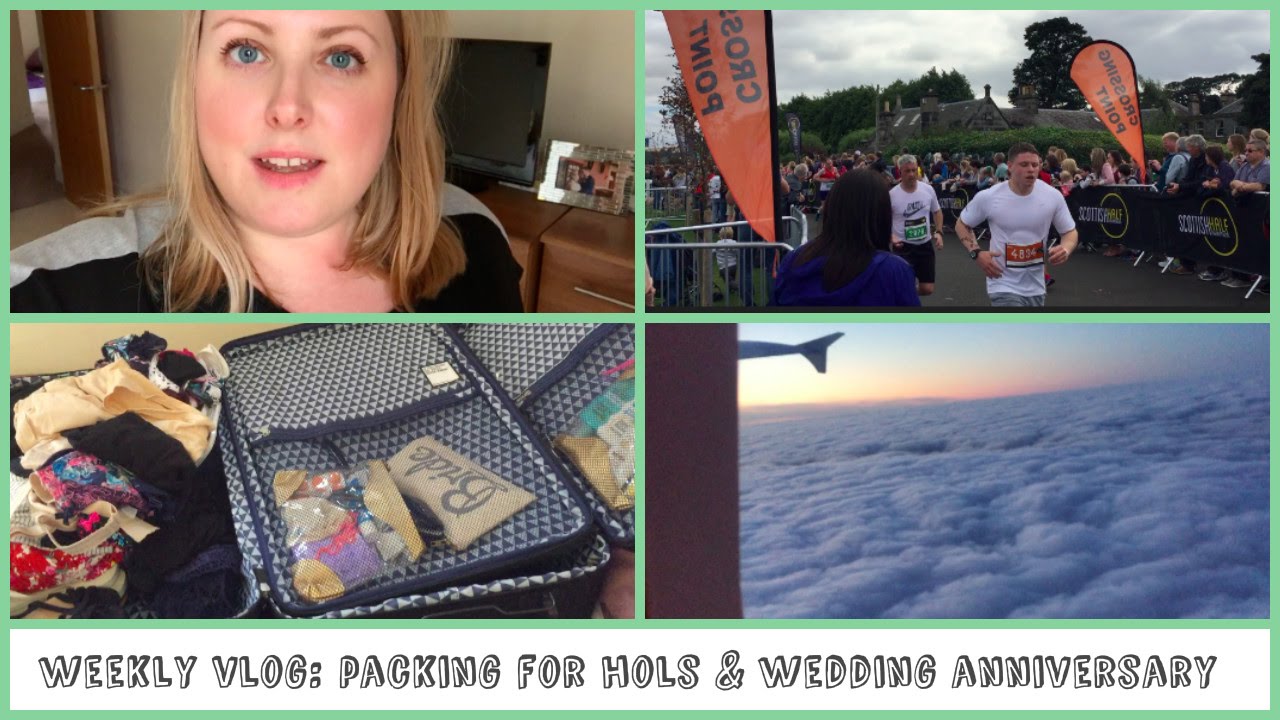 Weekly Vlog #40: Packing for Hols & Wedding Anniversary