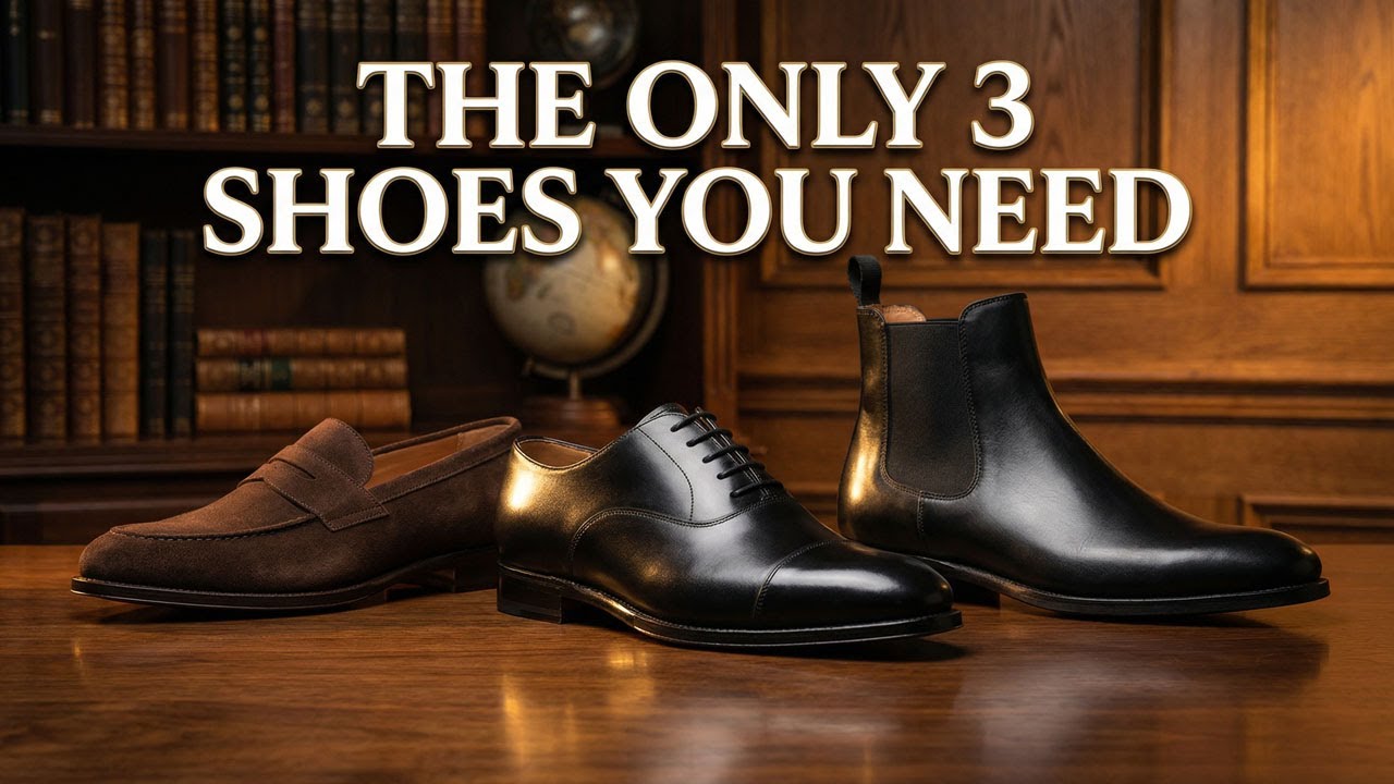Stop Wearing Sneakers: The Only 3 Shoes Men Over 50 Need | Old Money Style
