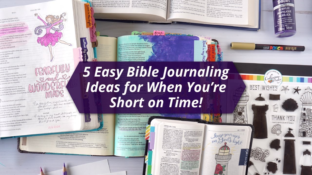 5 Easy Bible Journaling Ideas for When You're Short on Time