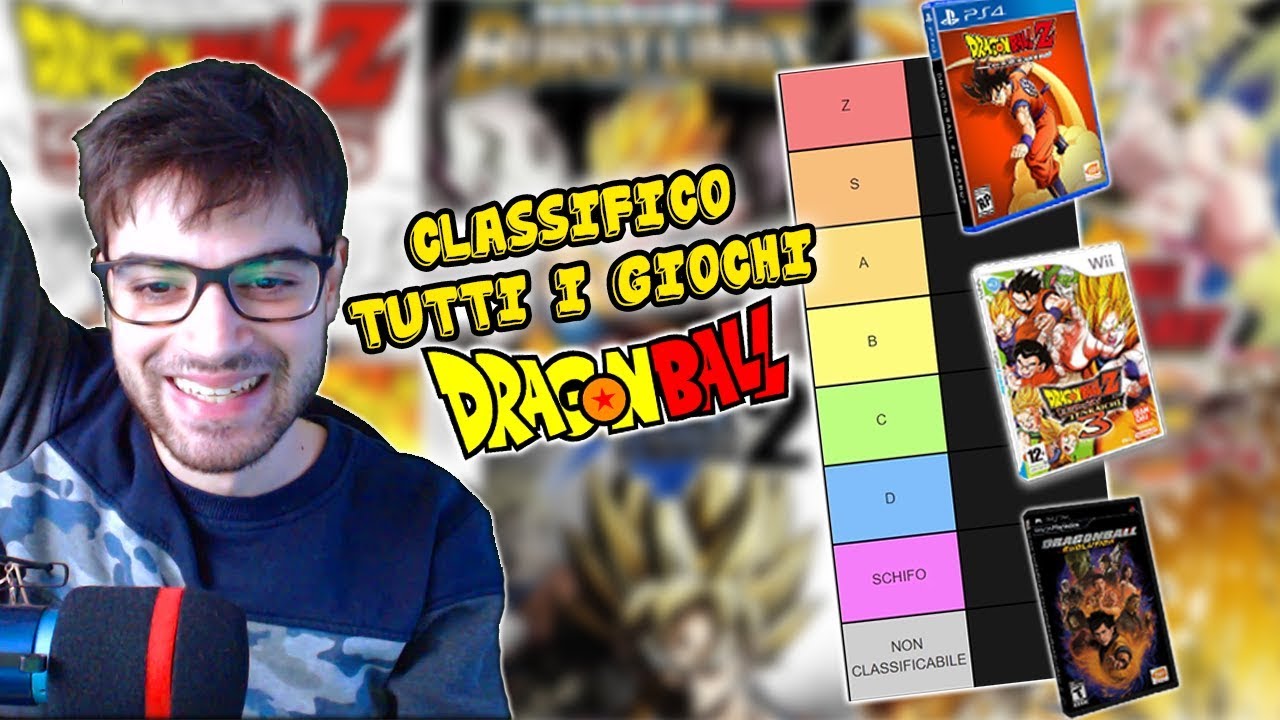 CLASSIFICA TOP VIDEOGIOCHI di DRAGON BALL dal MIGLIORE al PEGGIORE secondo ME