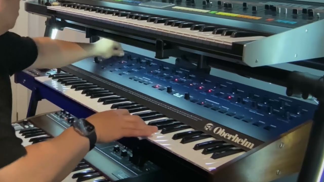 Van Halen Jump Oberheim OB-X8 Synth Cover